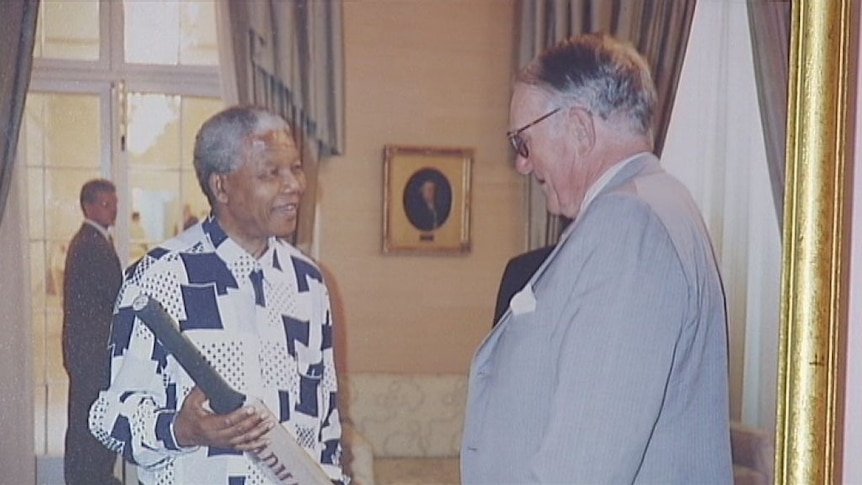 Malcolm Fraser visited Nelson Mandela in prison.