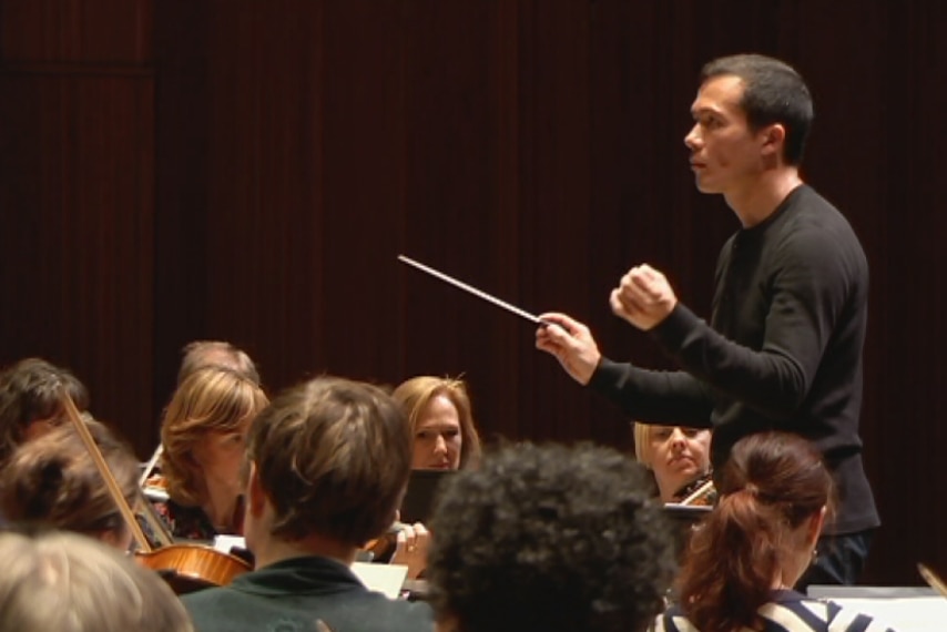 Stanley Dodds conducting