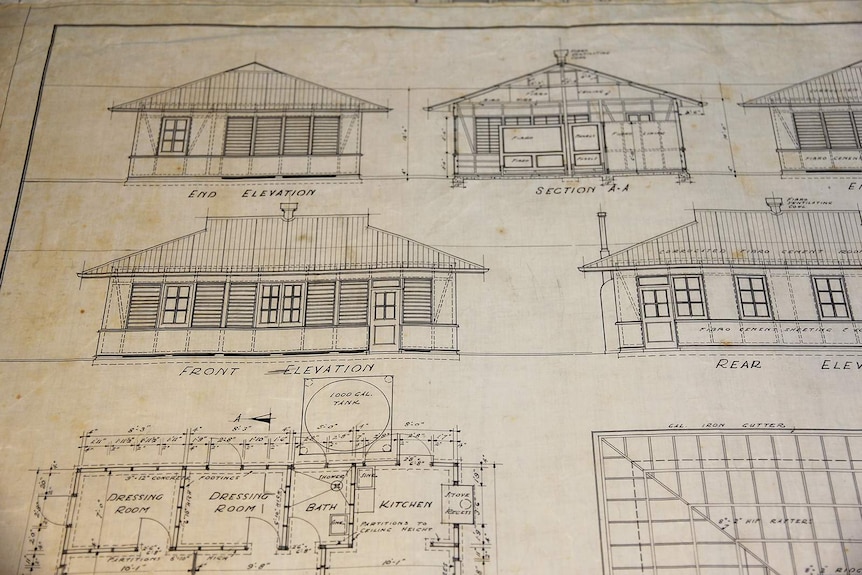 A bird's eye photo of some detailed architectural plan.