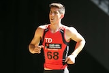 Jacob Weitering at the AFL draft combine