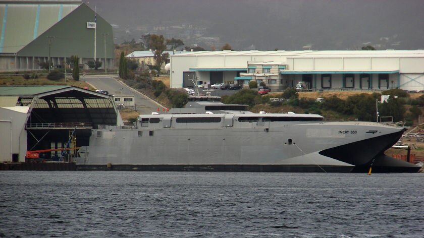 Incat shipbuilding Hobart