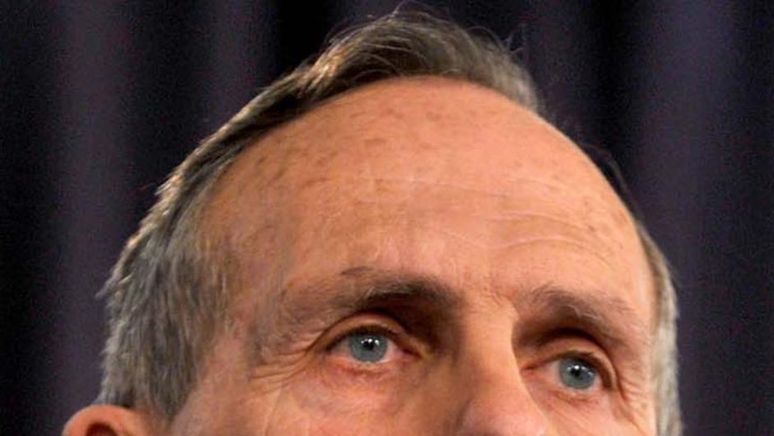 Greens leader Senator Bob Brown speaks at the National Press Club in Canberra on June 29, 2011. (Alan Porritt: AAP)