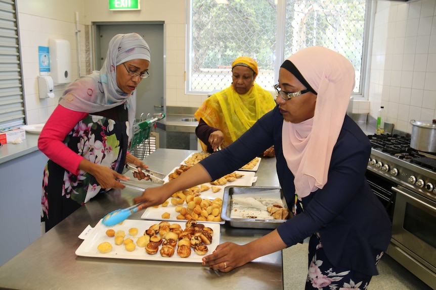 Hadia Komba and her family cook traditional Comorian food.