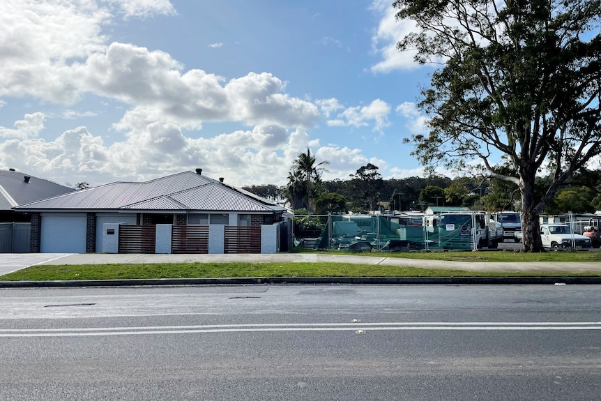 New development next to caravan park