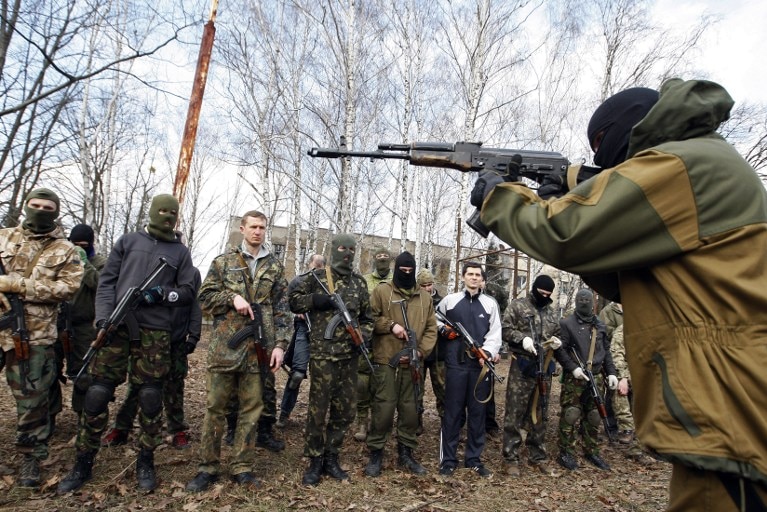 Ukraine fighters