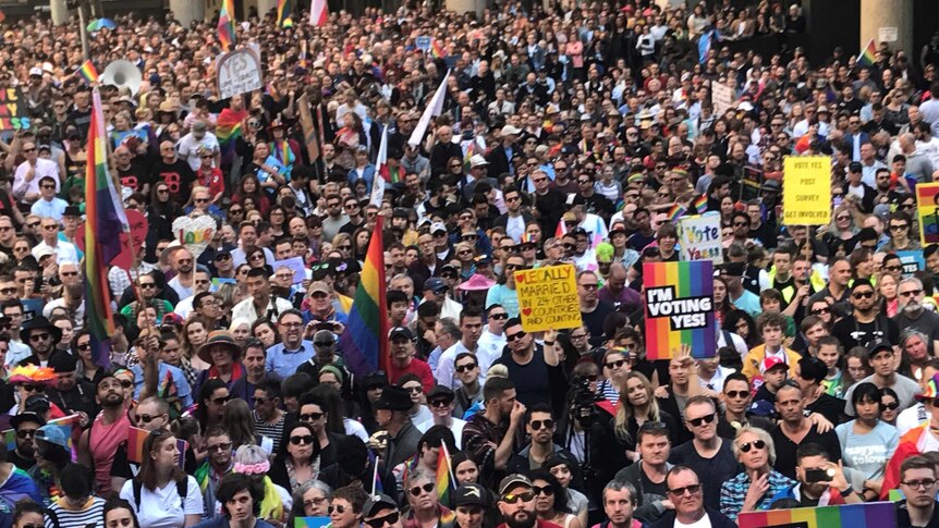 Same-sex marriage Sydney rally