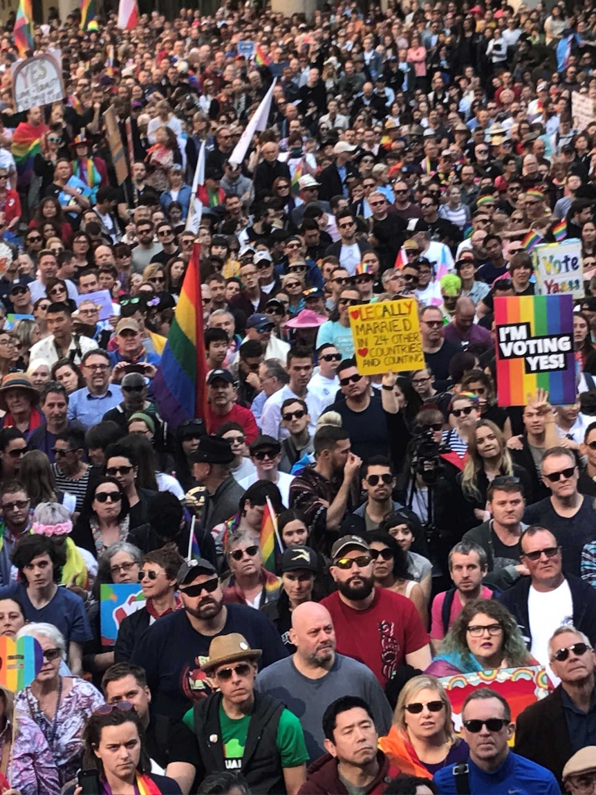 Same-sex marriage Sydney rally