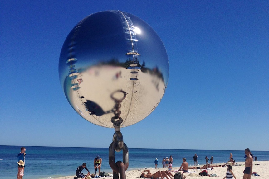 Norton Flavel's winning entry at Sculpture by the Sea 2015