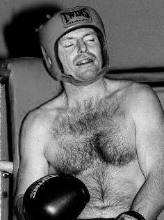 Tony Abbott boxing while at Oxford University.