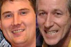 LtoR Alistair Lucas and Craig Gleeson, who died in a mining accident at the Mount Lyell mine.
