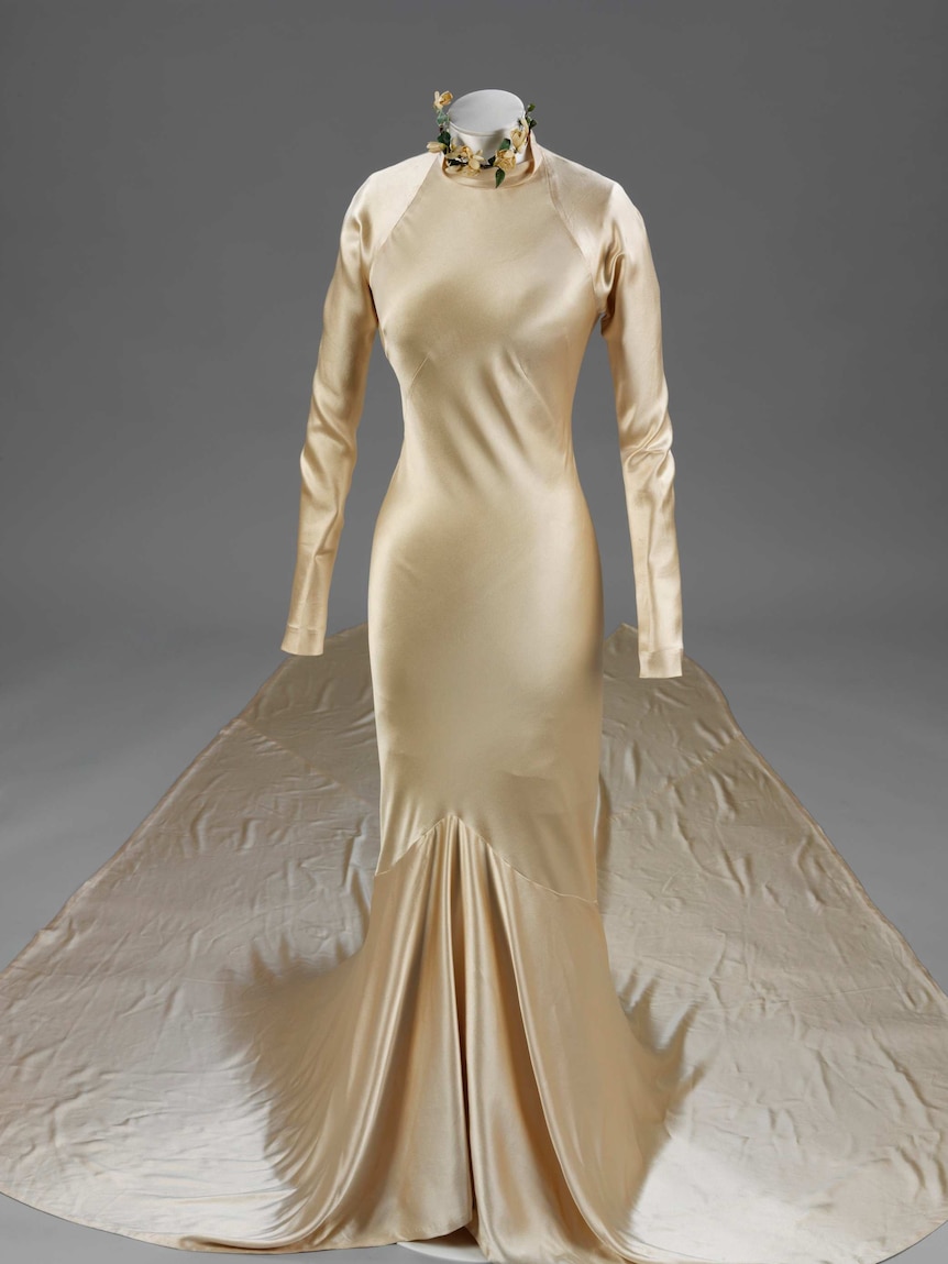 Charles James worn by Baba Beaton, wedding dress