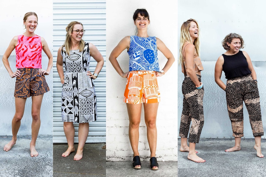 Goose: A non-profit fashion label puts a modern on traditional End Aboriginal prints - ABC News