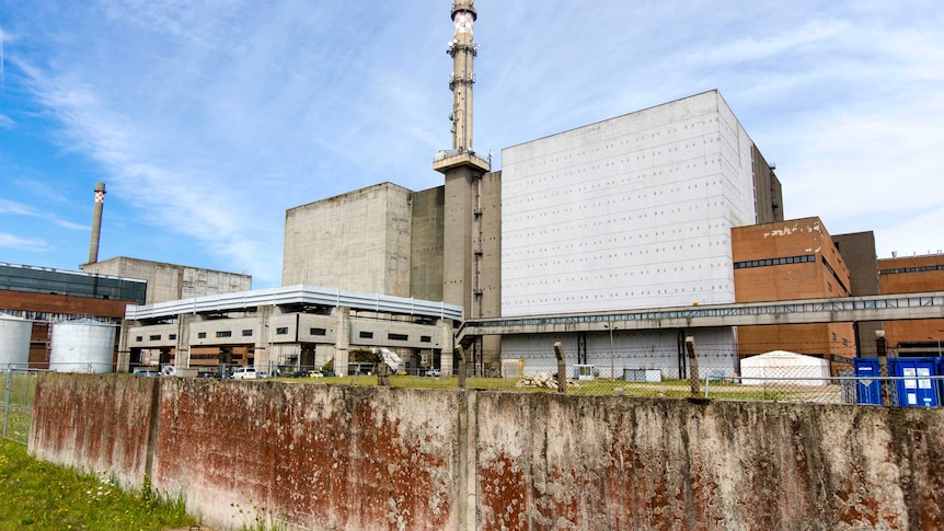 The decommissioned Units Six and Five of the Greifswald nuclear power station outside Lubmin, Germany.