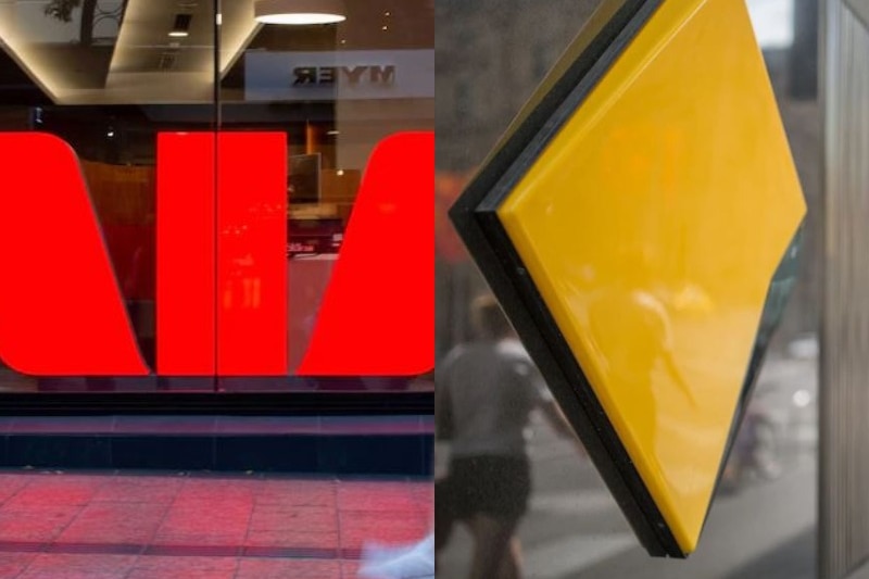 Westpac and CBA logos