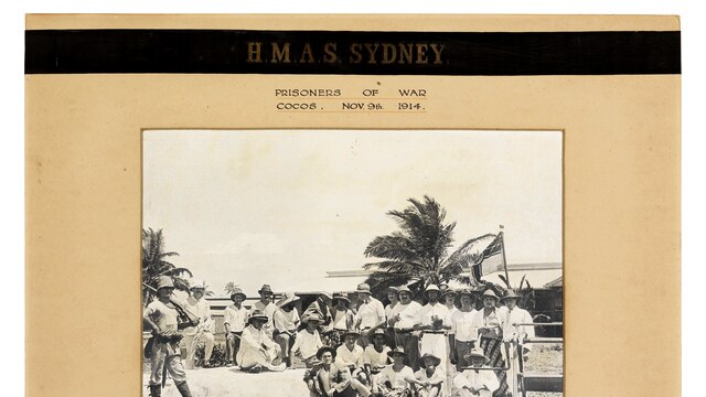 A group portrait of the prisoners on the Cocos Islands