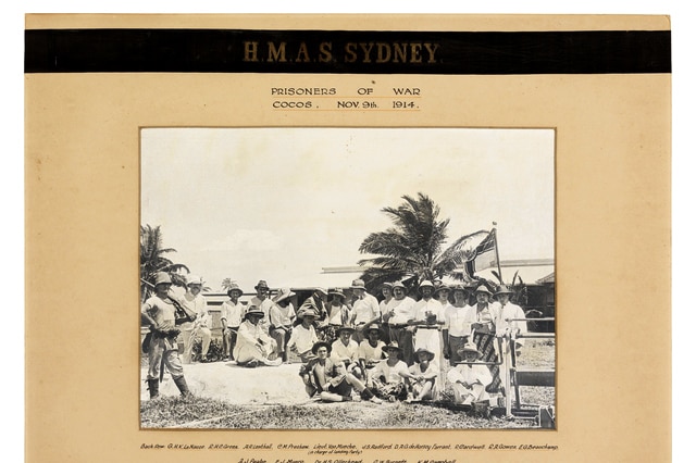 A group portrait of the prisoners on the Cocos Islands