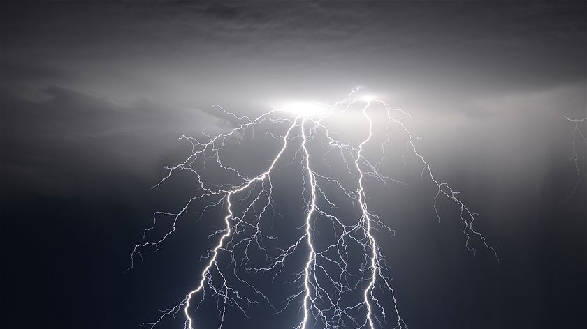 An image of lightning