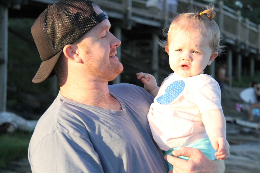 Shane Wescombe and daughter Gabby