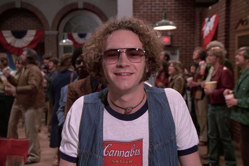 Danny Masterson playing Steven Hyde on the popular sitcom, That '70s Show.