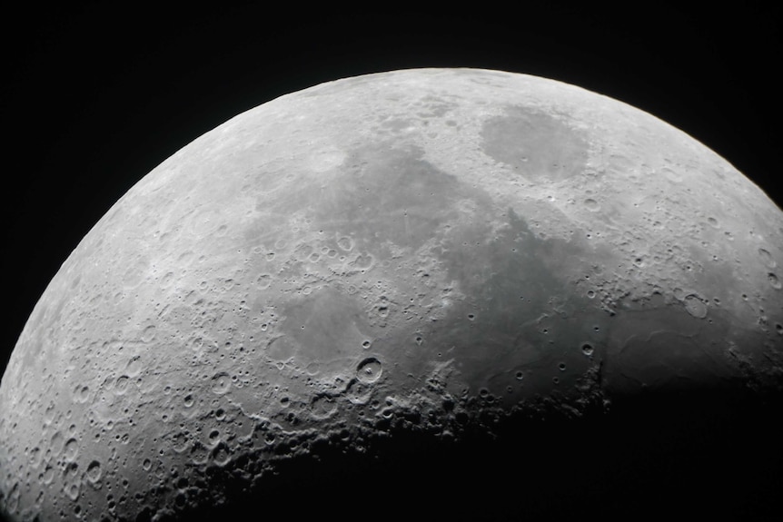 The view of  the Moon from Perth Observatory.