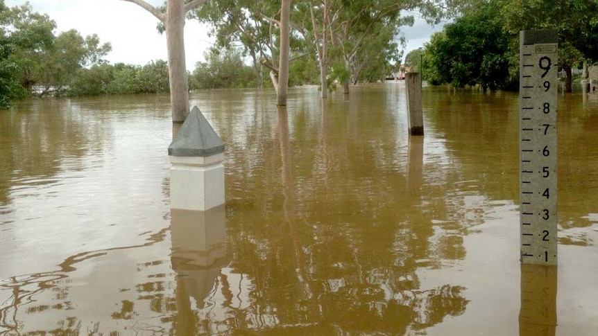 Floodwaters in Maryborough
