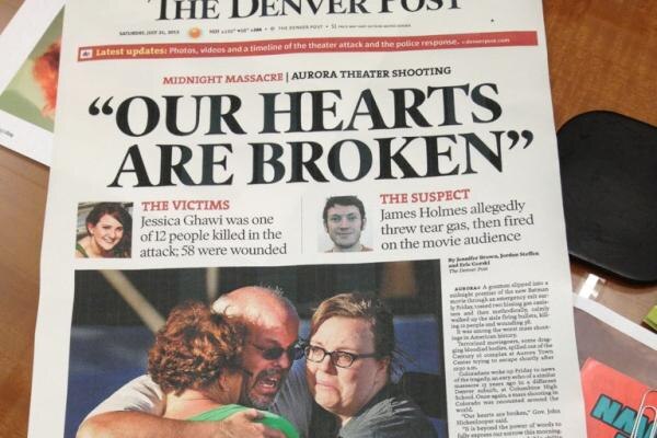 Denver Post front page