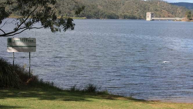 Cressbrook Dam near Crows Nest which is one of Toowoomba's main water supplies the last time it was almost full