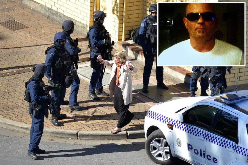 Woman released at scene of police stand-off with Rodney Clavell