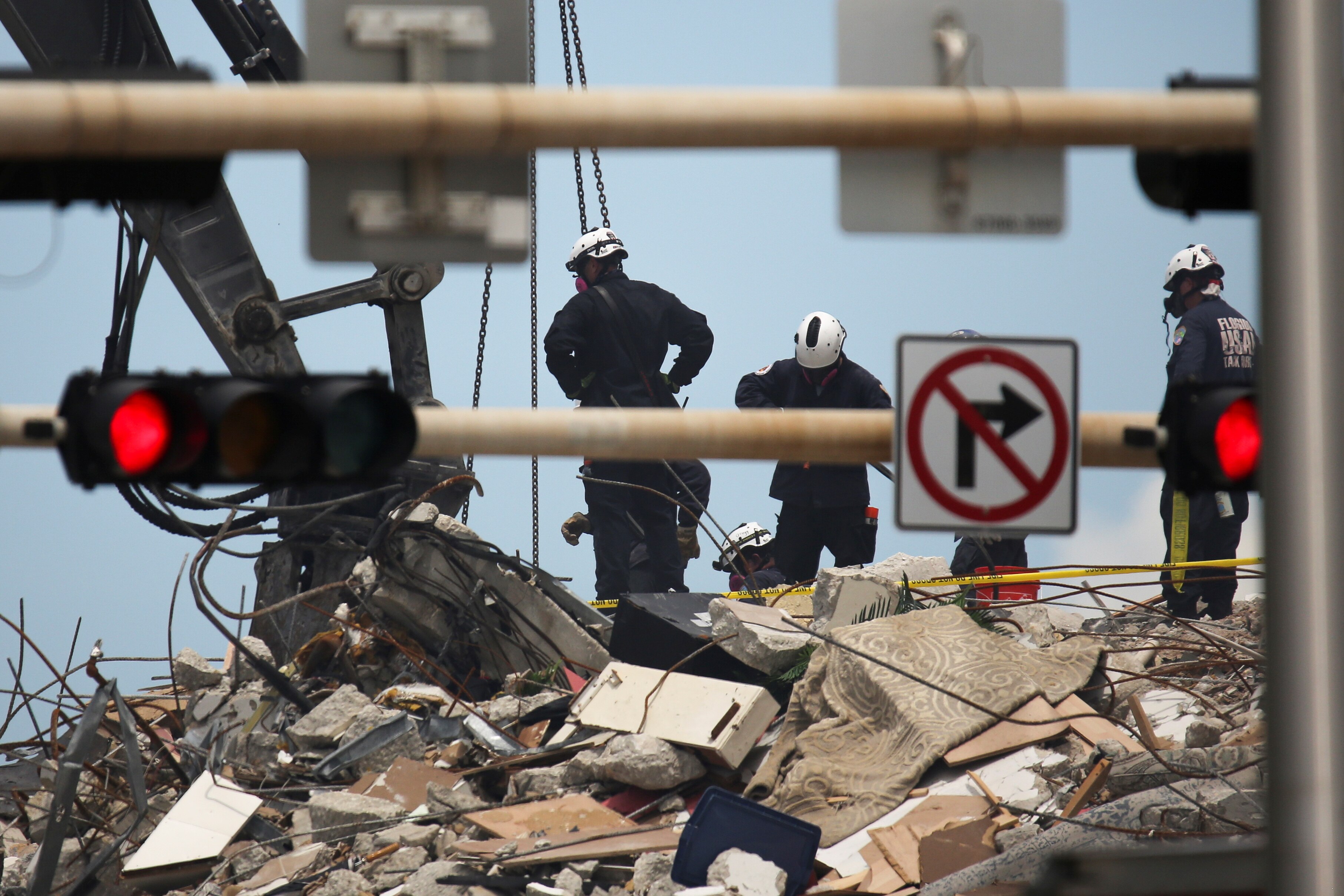 Miami death toll rises to five with 156 still missing in rubble of ...