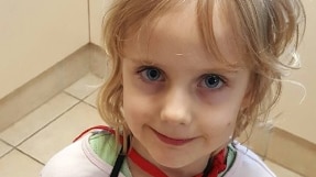 The five-year-old girl wet missing on Sunday evening from her Gold Coast home.