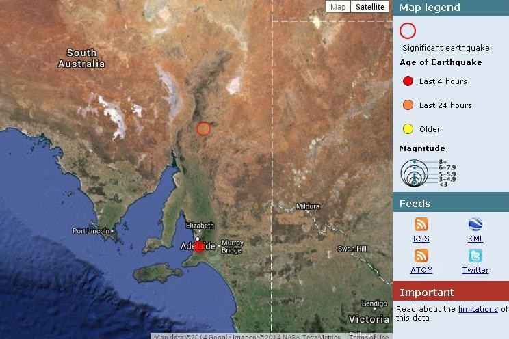 Earth tremors in SA