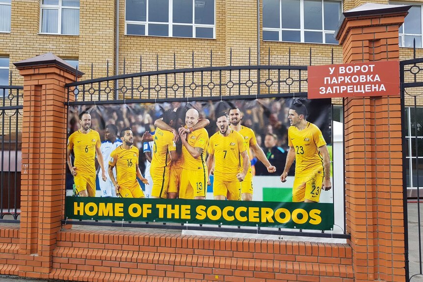 Poster of the Socceroos in Russia