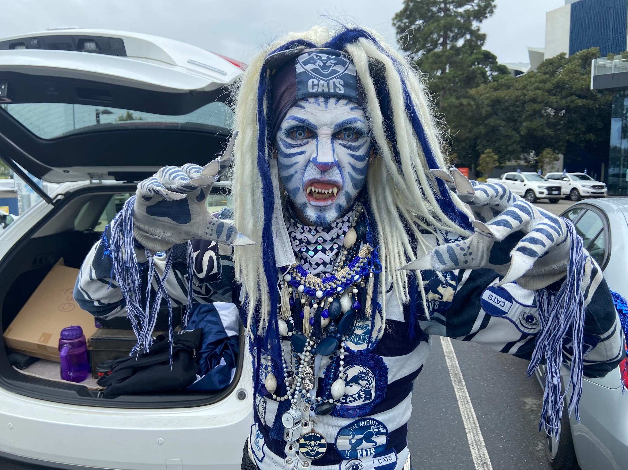 Richmond and Geelong prepare for very different AFL grand final events as ring of steel