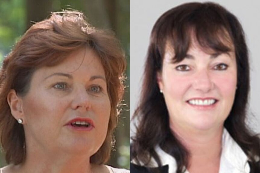 Composite of Queensland Police Minister Jo-Ann Miller and Opposition MP Tarnya Smith