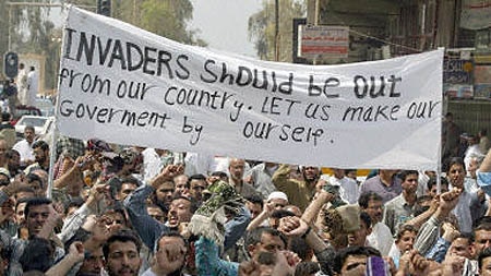 Iraqis protest in Baghdad