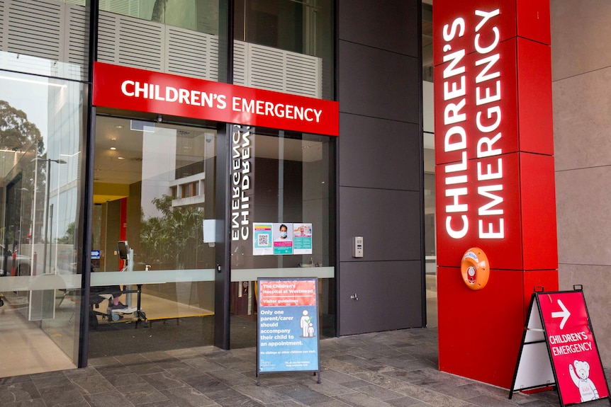 The entrance to Westmead Children’s Hospital