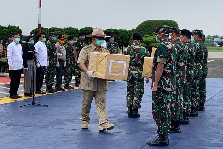 Bantuan China tiba di Indonesia