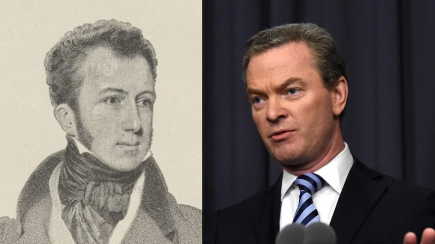 Edward Gibbon Wakefield and Christopher Pyne