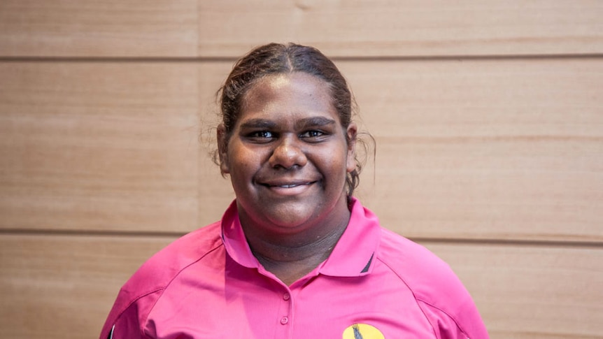 Photograph of Tiara Douglas from Titjikala, NT.