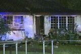 A cluttered and damaged home at Old Toongabbie following a fire, in which one man died.