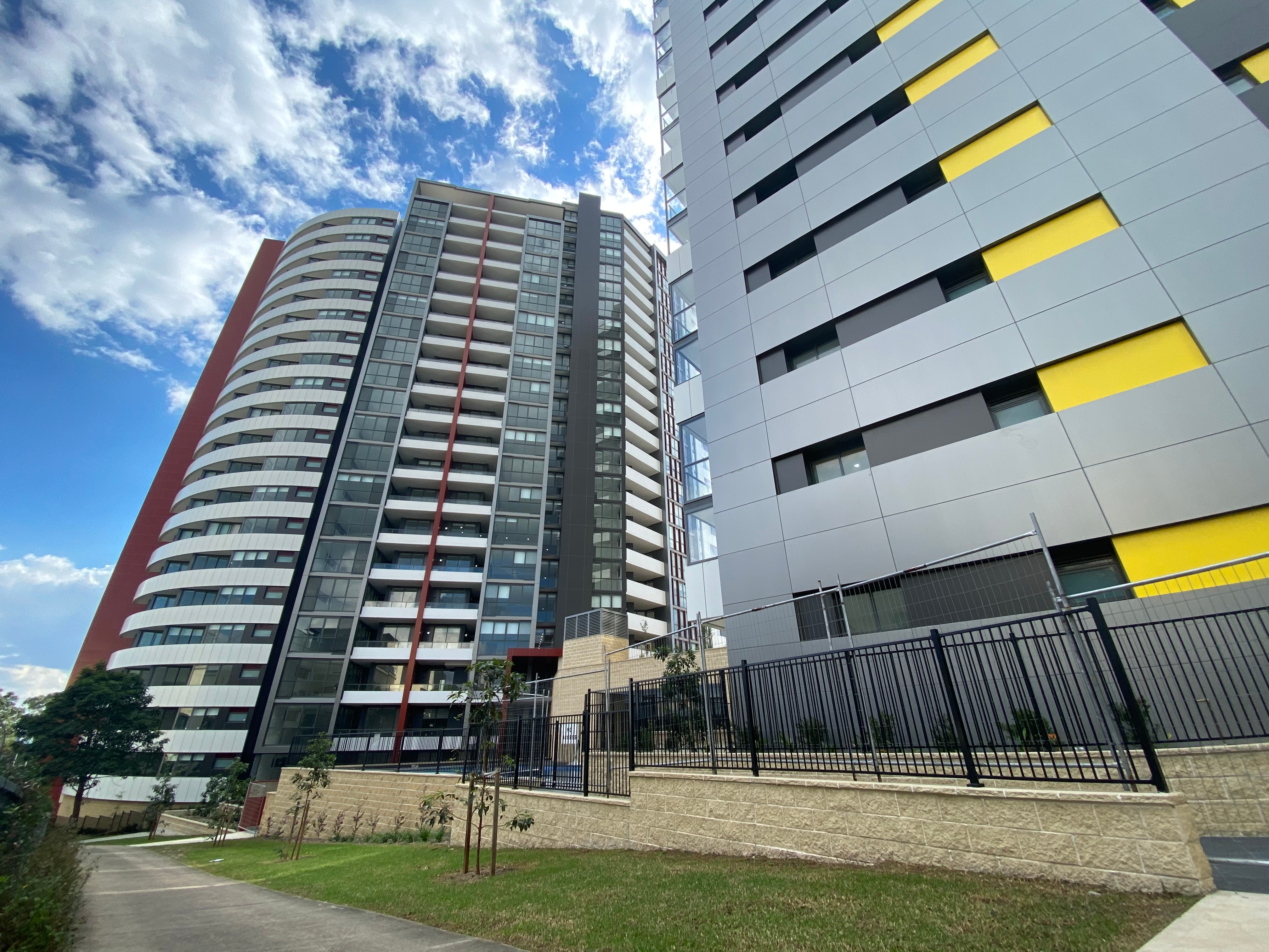 two buildings next to each other
