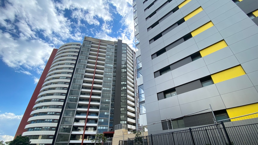 two buildings next to each other