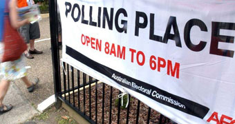 Polling booth