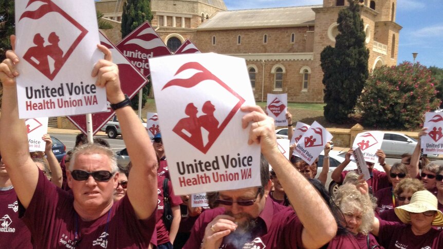 United Voice rally