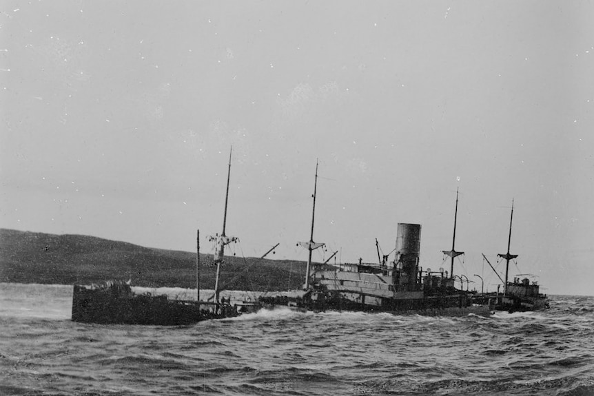Photograph of merchant ship