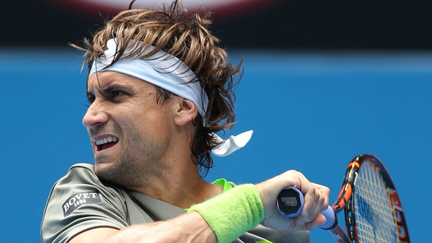 Ferrer outmuscles Mayer to advance to quarter-finals