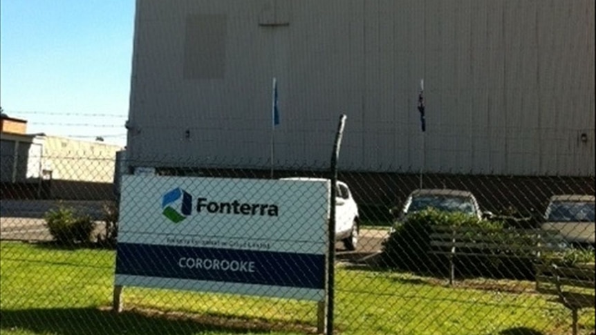 Fonterra factory in Australia