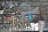 ocean garbage: Collected at Seabrook Beach