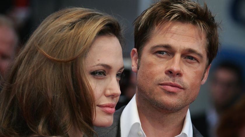 Brad Pitt and Angelina Jolie at the Deauville American Film Festival