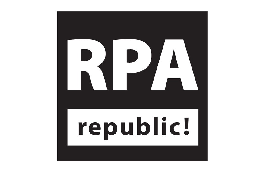 The white and black logo of Republican Party of Australia.